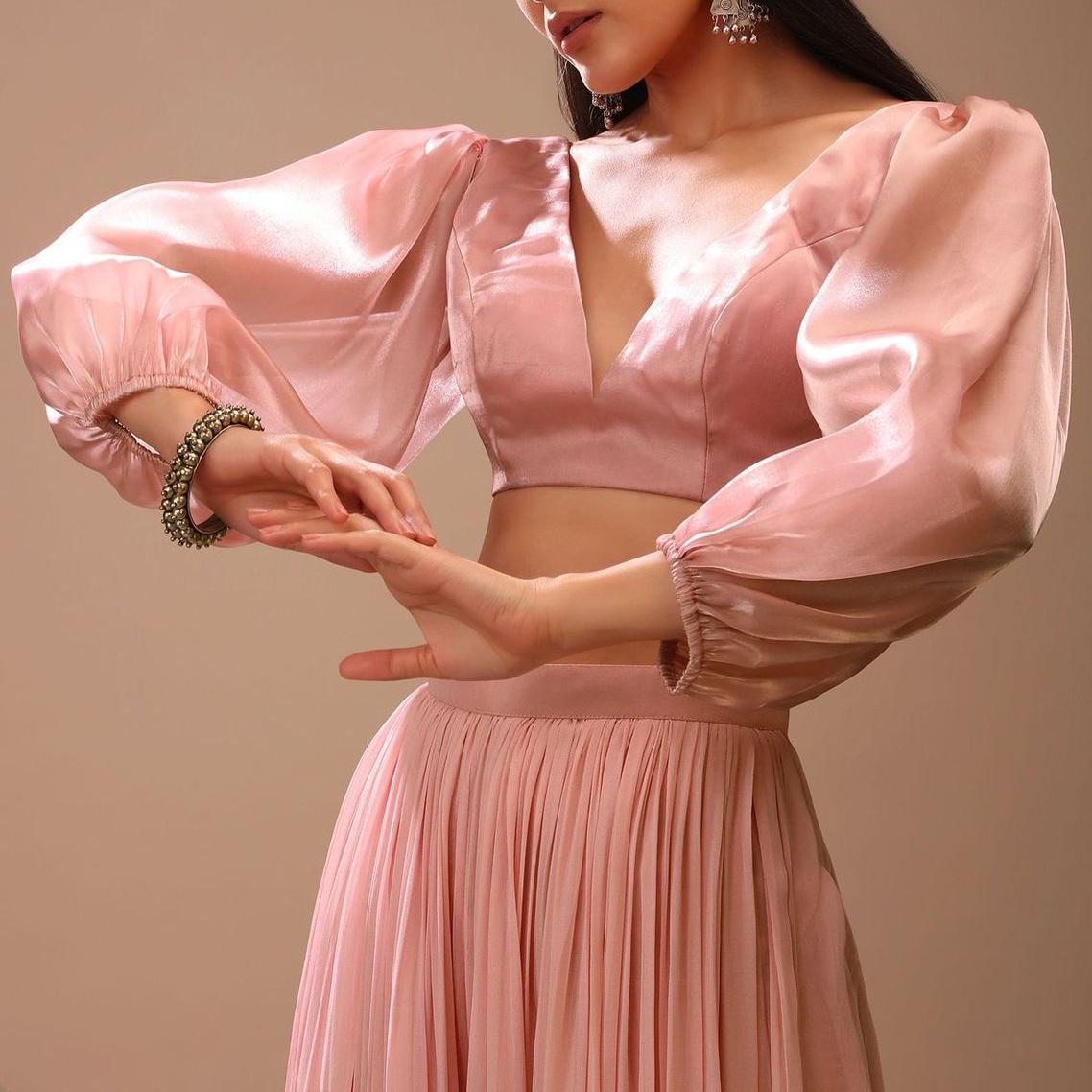Peach Blouse Skin Blouse for Saree Readymade Blouse Raw Silk Blouse for Saree Party Wear Blouse Custom Stitched Blouse for Women Blouse