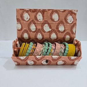 Bangle Box Handmade Printed Bangle Box for Wedding Gift for Bridesmaid ...