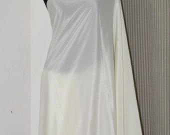 White Satin Saree Plain Saree Solid Color Saree for Party Saree with Unstichted Blouse  Saree Indain Saree for Party Saree for Her Gift Sari