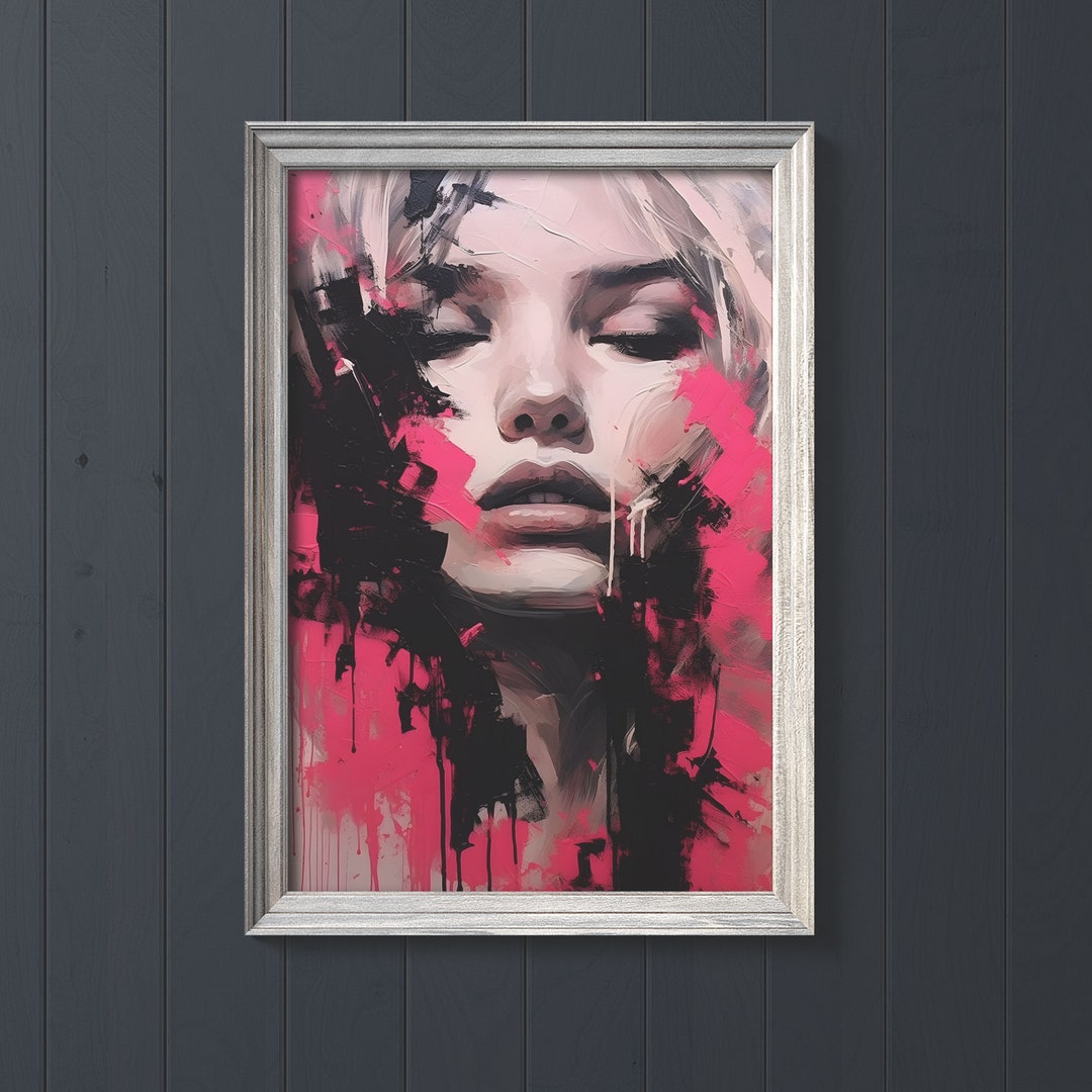 Abstract Poster Set Bedroom Wall Art Canvas Art Dining Room Etsy