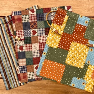 Traditional Montessori Mystery Bags (8.5x10&quot;) | Montessori Sensorial Drawstring Pouches | Drawstring Bag