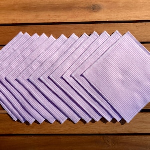 Paños de franela a rayas rosas para pulir: Paños Montessori para el polvo, juego de 12