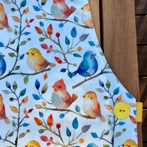 Montessori Bird Feeding Lesson: Apron, Tray, Scoop, Seed and Bird Feeder image 6