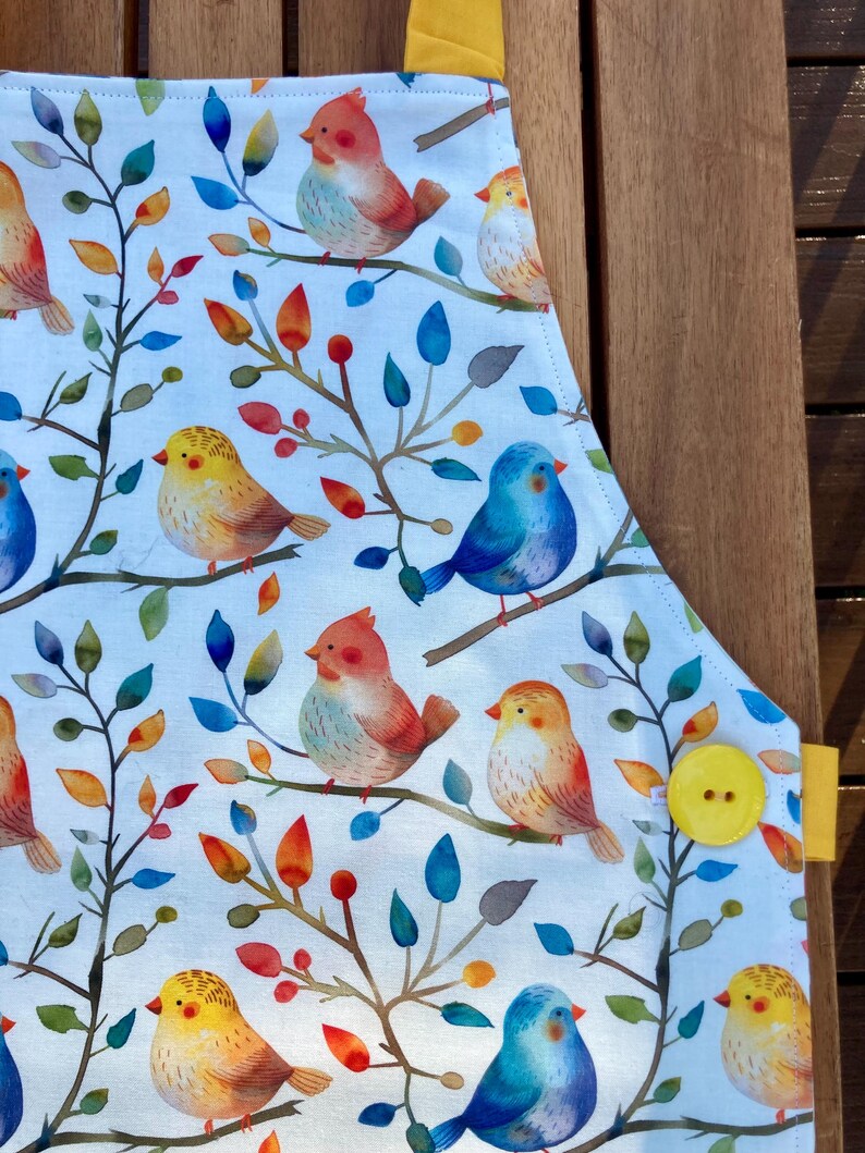 Montessori Bird Feeding Lesson: Apron, Tray, Scoop, Seed and Bird Feeder image 6