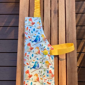 Montessori Bird Feeding Lesson: Apron, Tray, Scoop, Seed and Bird Feeder image 7