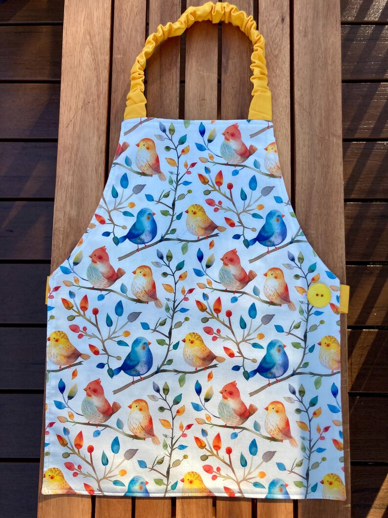 Montessori Bird Feeding Lesson: Apron, Tray, Scoop, Seed and Bird Feeder image 5