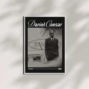 Daniel Caesar (Wall Art, Poster Print, Graphic Design, Wall Decor, Gift Ideas, Digital Product, Album Poster, Room Decor, R&B Artist Poster)