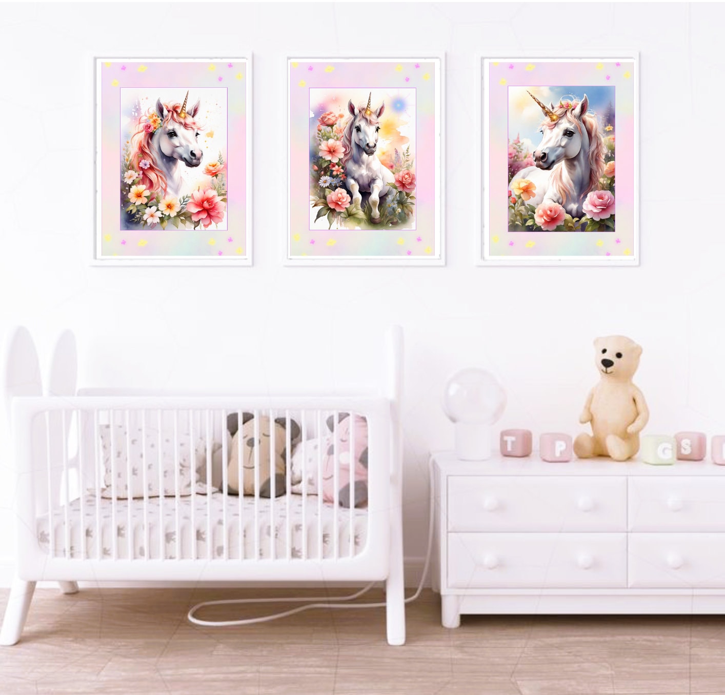Unicorn Wall Posters Unicorn Printable Poster Children's - Etsy
