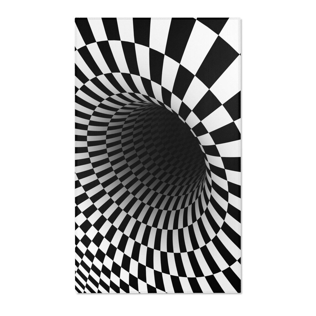 3D Optical Illusion Area Rugs 1 Etsy