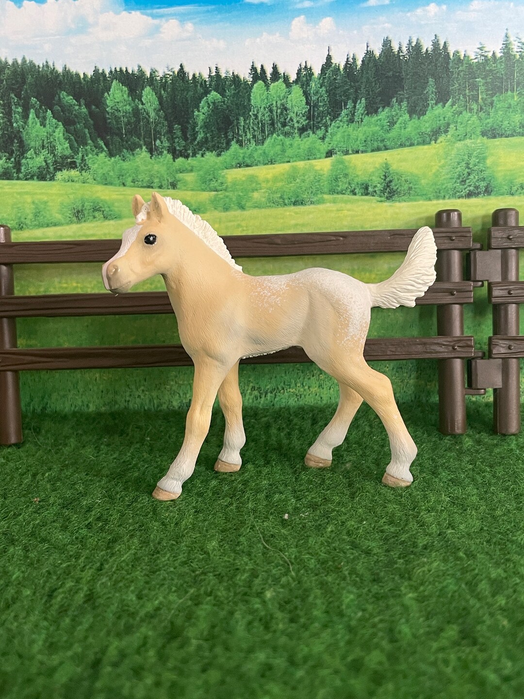 Handgemaakte Repaint Custom Schleich Paarden Veulen Etsy