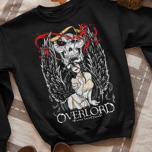 Albedo Overlord sweatshirt, Anime Overlord Character, Demon Girl, Succubus, Ainz Ooal Gown, Momonga, Tomb of Nazarick, Anime Streetwear