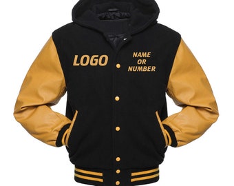 Gold varsity jacket hotsell