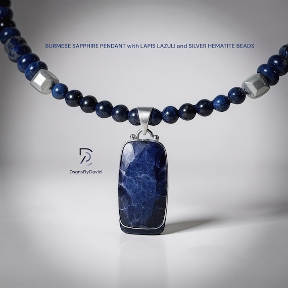 NATURAL BURMESE SAPPHIRE Necklace
