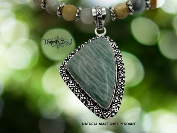 ALL NATURAL AMAZONITE Necklace