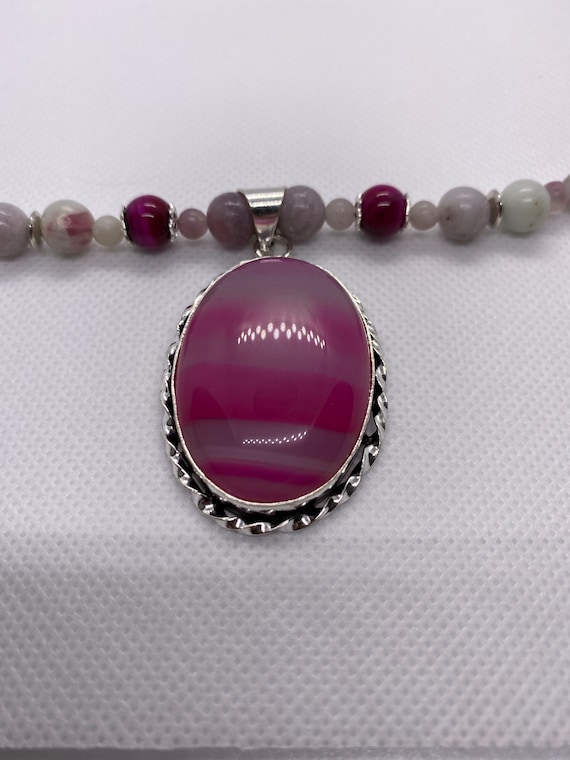 BOTSWANA AGATE Genstone Necklace