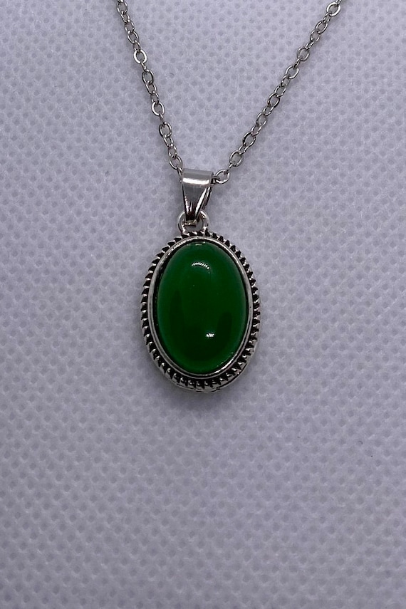 Imitation Jade Necklace