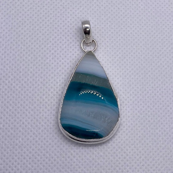 GREEN LACE Agate Necklace