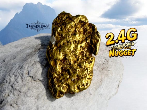 24 K ALASKAN GOLD NUGGET