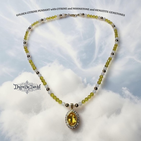 GOLDEN CITRINE and MOONSTONE
