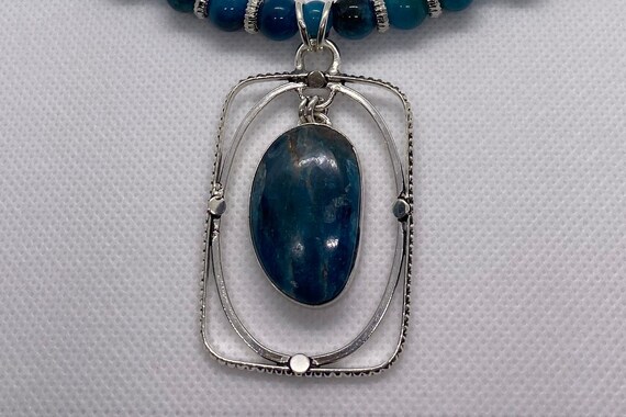 Neon Blue APATITE Pendant