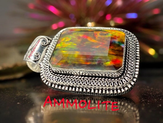Multi-Colored AMMOLITE BEADED NECKLACE