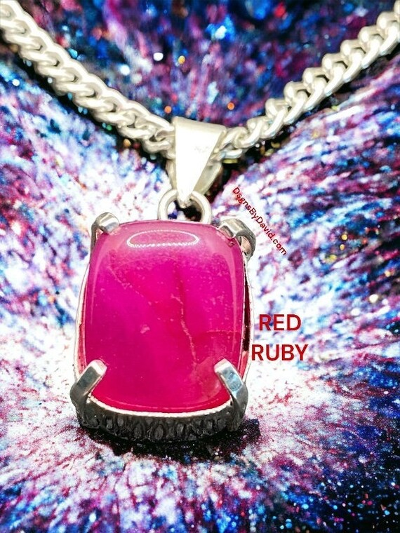 RED RUBY GEMSTONE Necklace