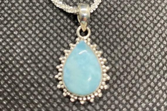 LARIMAR PENDANT Necklace