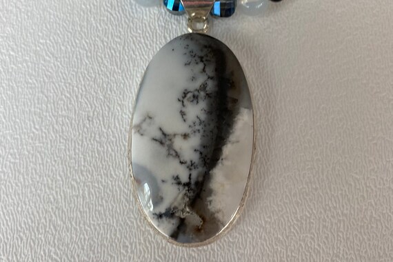 Mystic MERLIN (Dendritic Opal) Necklace