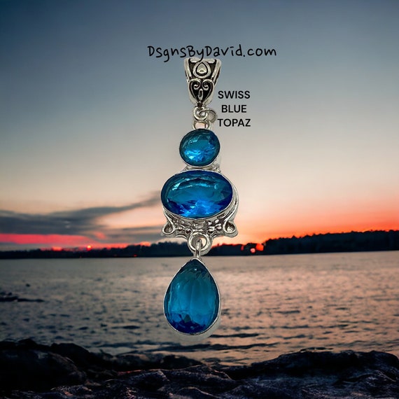 Stunning SWISS BLUE Topaz