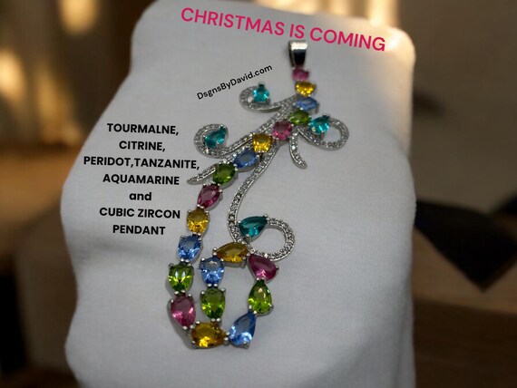 COLORFUL HOLIDAY PENDANT Necklace