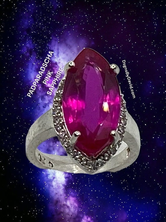 PADPARADSCHA PINK SAPPHIRE Ring (8.5)