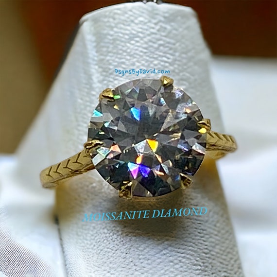 ETERNITY MOISSANITE DIAMOND Size 9 Ring