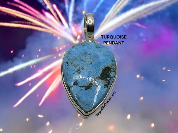 NATURAL TURQUOISE BEADED Necklace