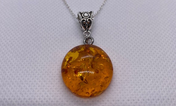 BALTIC AMBER Crystal Necklace