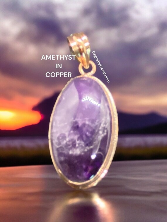 PURE COPPER AMETHYST Pendant