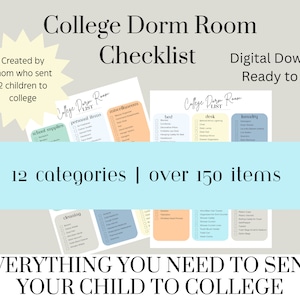 Checklist studentenslaapzaal
