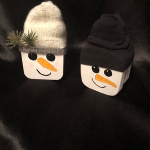 Charming Snowmen Set Decor