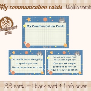 Dagelijkse communicatiekaarten | Niet-sprekend | Non-verbaal | Semi-verbaal | Autisme | Neurodivergent | Mondeling afsluiten | Wolf Chan | Zwerfkinderen