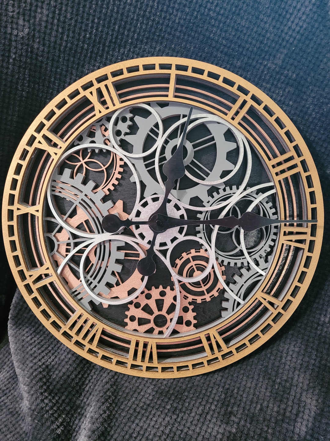 Steampunk Style Wall Clock - Etsy