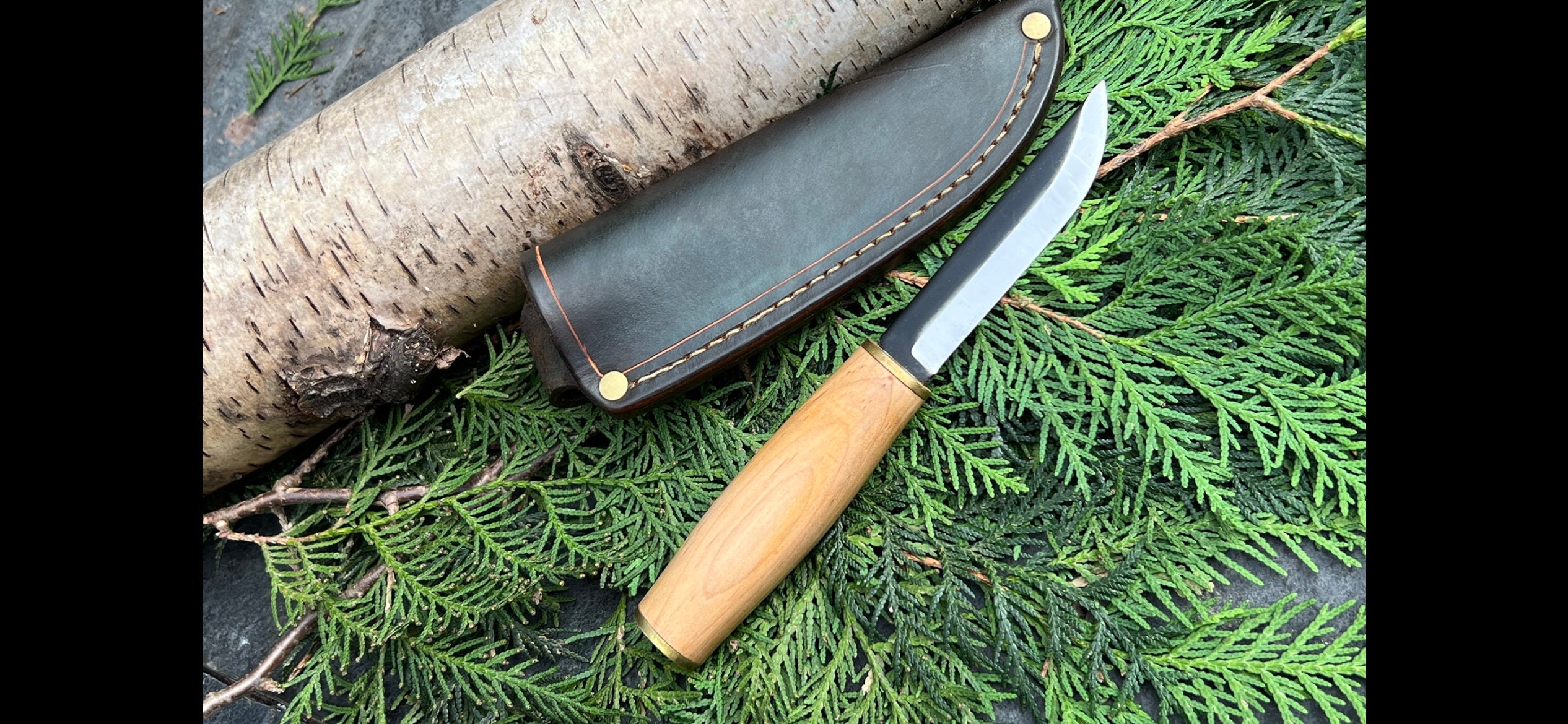 Puukko Style Bushcraft Knife Etsy