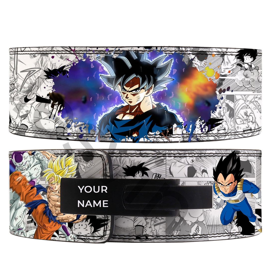 Goku Anime Powerlifting Lever Lifting Belt, Goku Ultra Instinct Lever