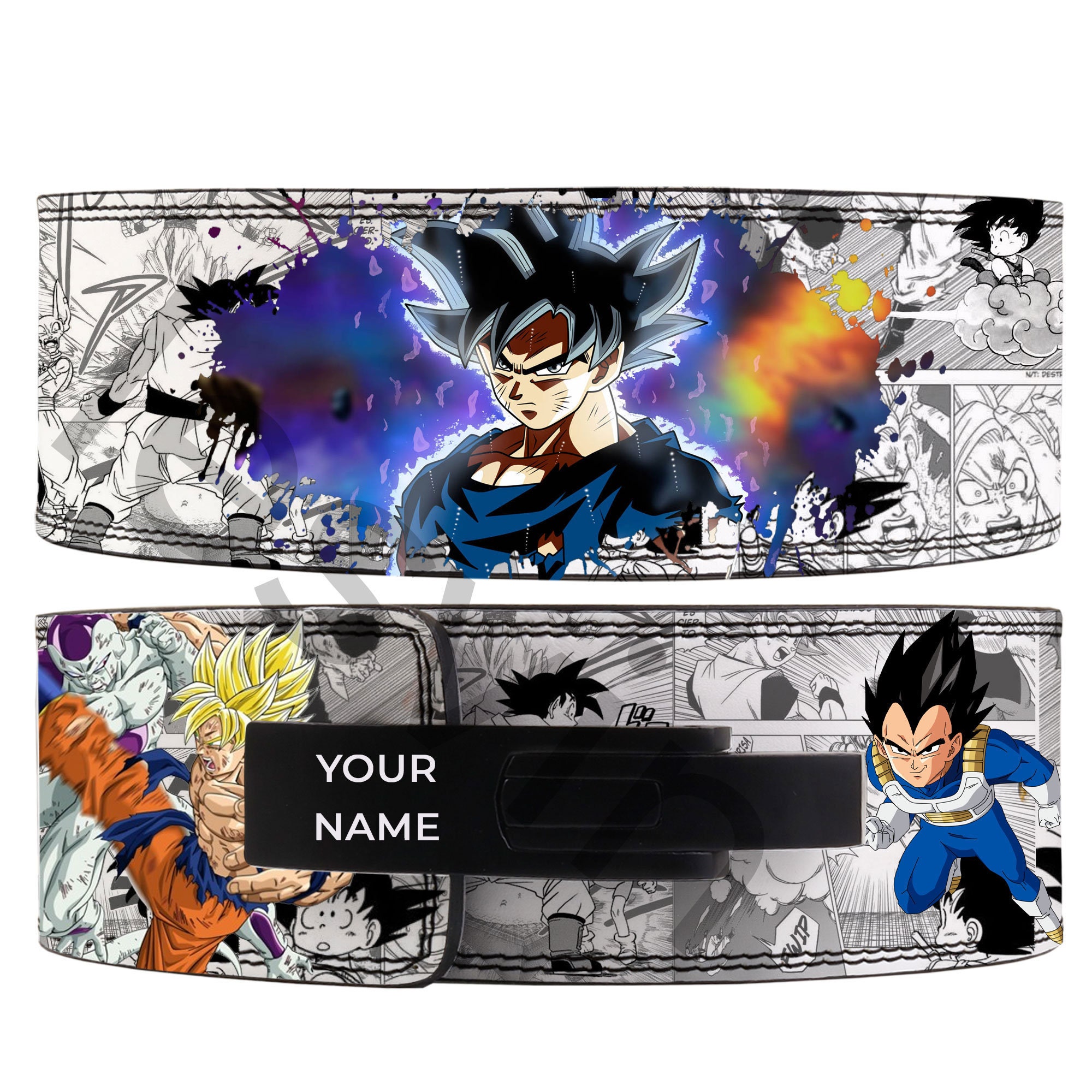 goku anime powerlifting lever lifting belt, goku ultra instinct lever lifting belt, anime lifting belt, anime lever belt, anime gym belt