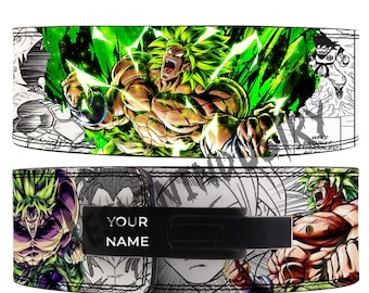 Dragon Ball Z Broly Anime Lever Belt | Powerlifting belt | Broly Lever Lifting belt Anime Broly Gym Belt Weightlifting belt|Broly Lever Belt