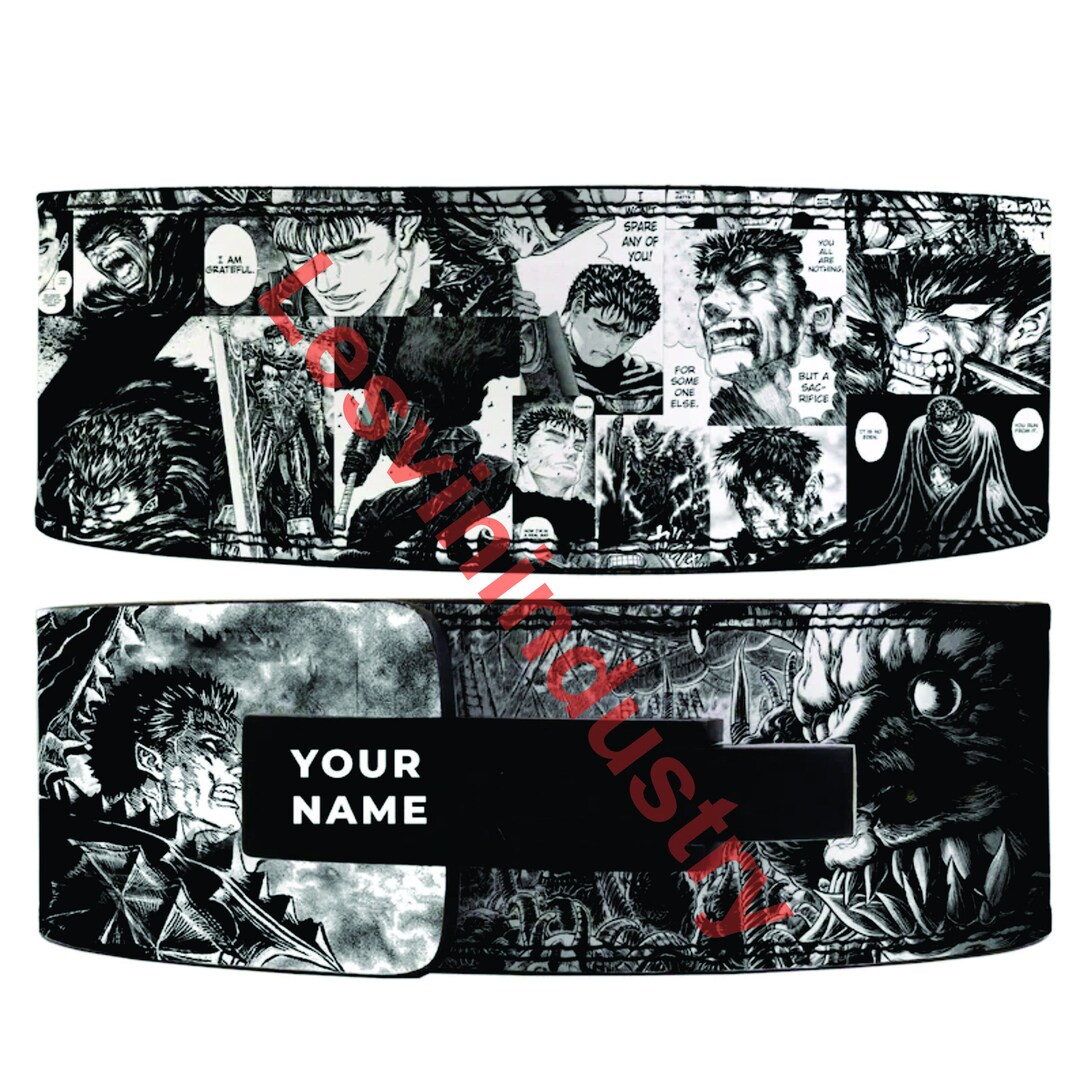 Berserk Anime Belt Baki Lever Lifting Belt Anime Gym Belt Etsy