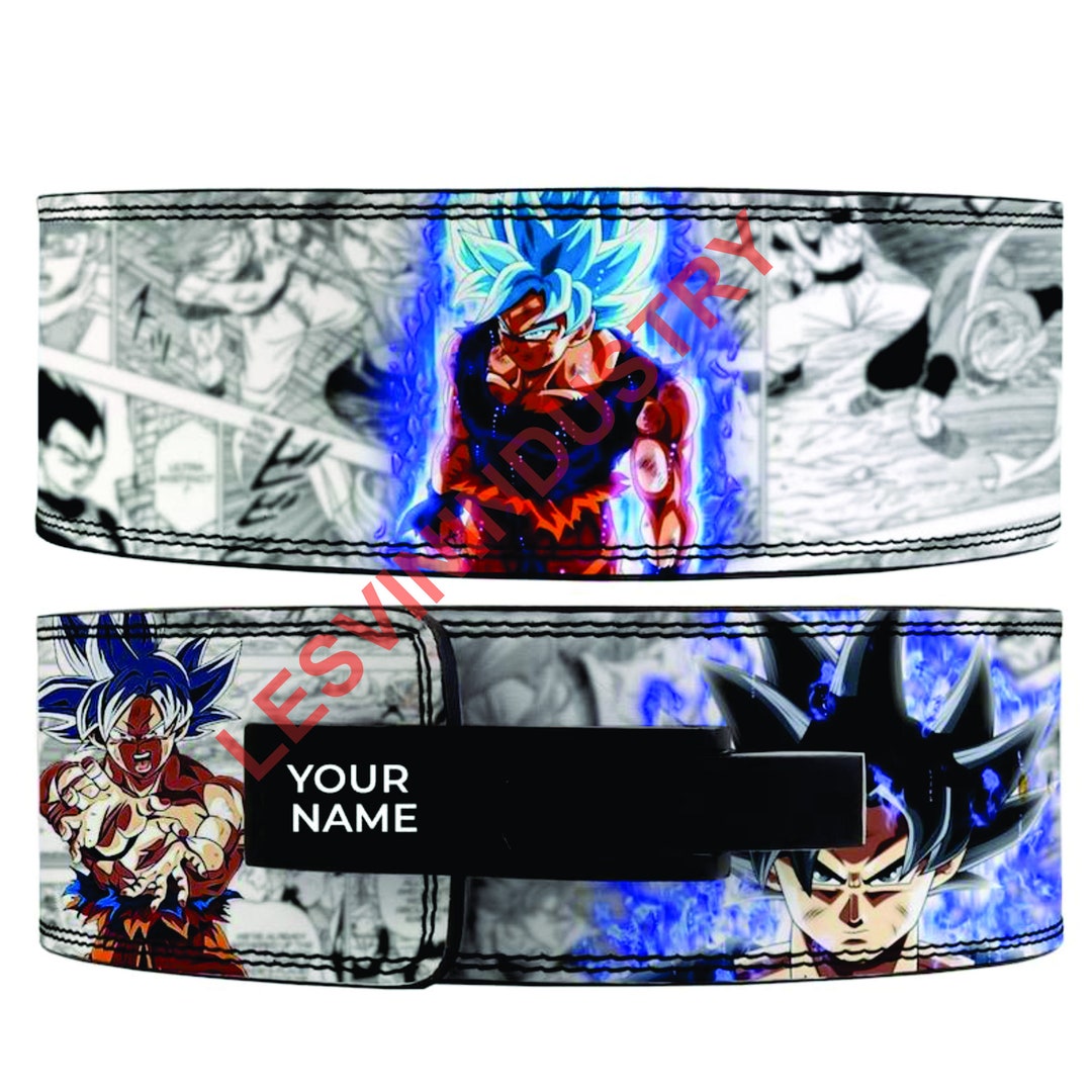 Goku Anime Belt|goku Ultra Instinct Belt|powerlifting Custom Lever Belt |bodybuilding Power|belt ...