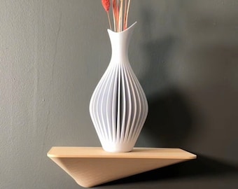 Stilvolle Vase für Blumen | Trockenblumen | Pampasgras