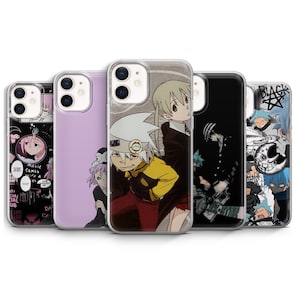 Etui pour téléphone Soul Eater Evans Crona Maka Albarn Black Star Tsubaki Death the Kid Manga Anime pour iPhone | Samsung | Pixel de Google