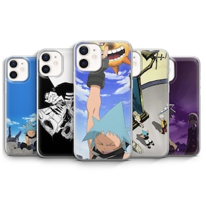 Capa de celular Soul Eater Evans Maka Albarn Black Star Tsubaki Death the Kid Manga Anime para iPhone 17 | Samsung S25 | Google Pixel 10