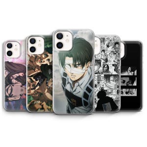 Levi Ackerman - L'Attaque des Titans - AOT Anime Manga Cover pour iPhone | Samsung | Pixel de Google