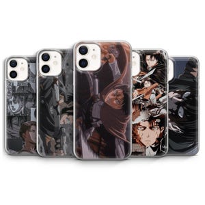 Levi Ackerman Phone Case AOT Attack on Titan Anime Manga Cover for iPhone 17 | Samsung S25 | Google Pixel 10